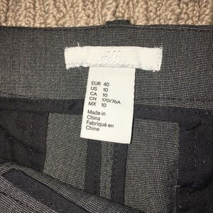H&M dress pants gray